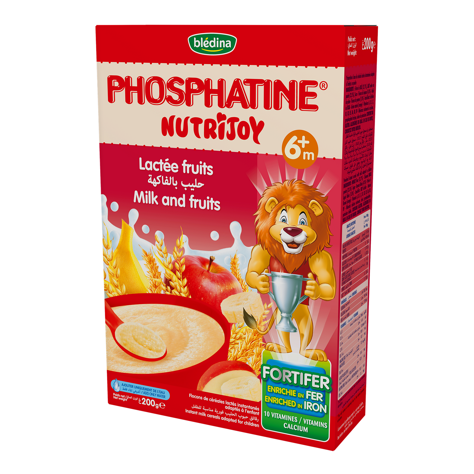 Phosphatine Lactee Fruits B/200g