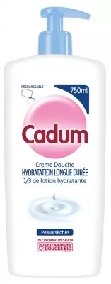 Cadum Crème Douche Hydratation Longue Durée 750 ml
