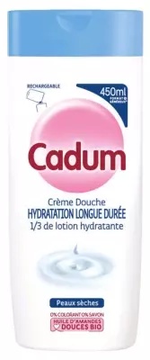 Cadum Crème Douche Hydratation Longue Durée 450 ml