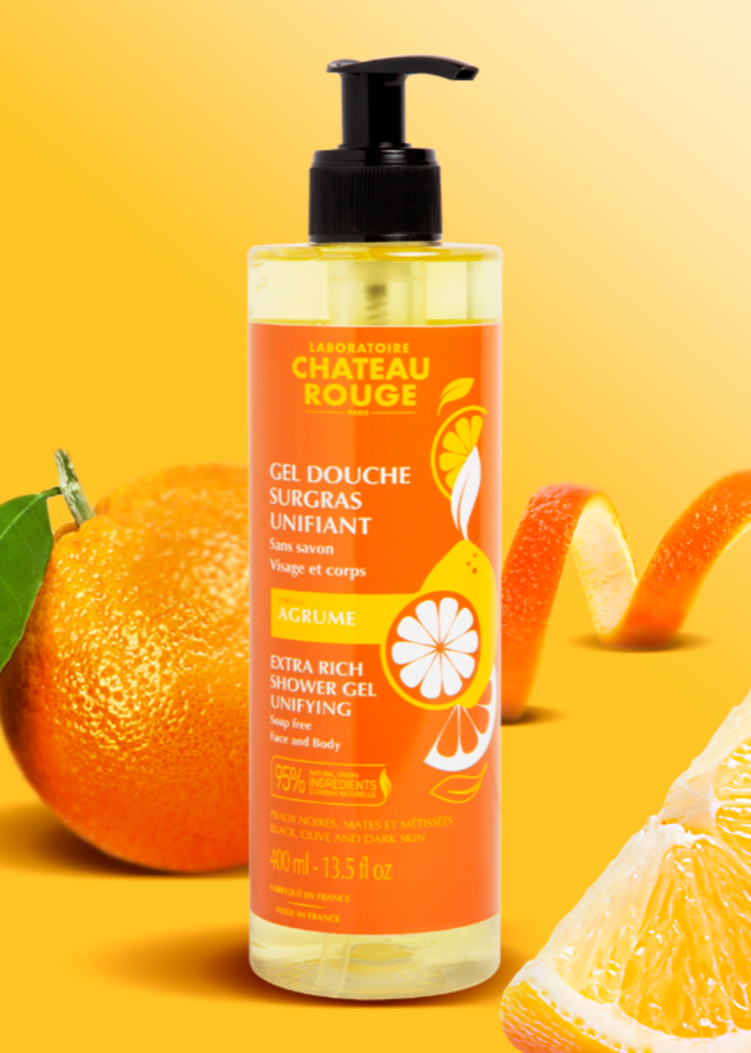 Chateau Rouge Gel Douche Agrume 400ml