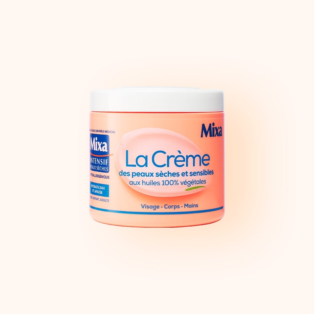Mixa La Crème Pour Peaux Sèches Et Sensibles - Visage, Corps, Mains 400ml