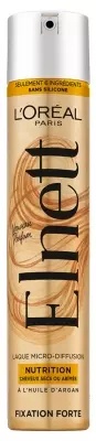 L'oréal Paris Elnett Laque Fixation Forte Nutrition Cheveux Secs Ou Abîmés 300 Ml