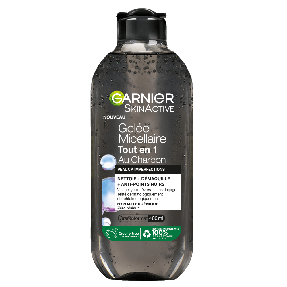 Garnier Gelée Micellaire Tout En 1 Au Charbon 400ml