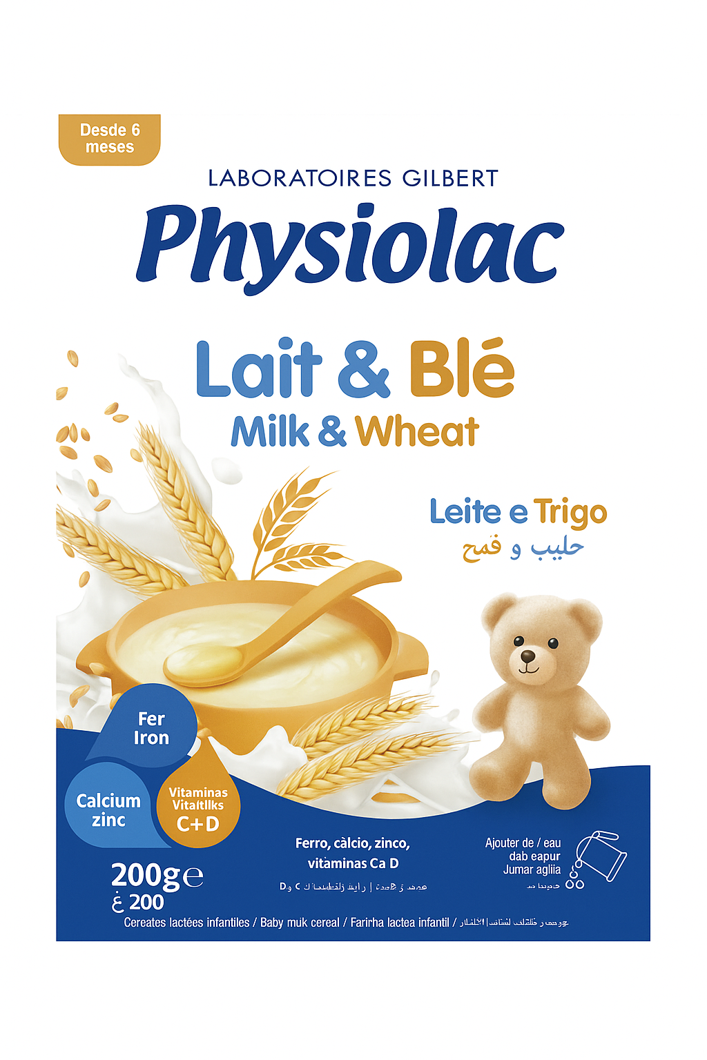 Physiolac Céreale Lait Et Blé 200g