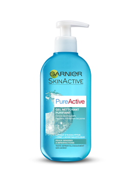 Garnier Skin Active Pure Active Gel Nettoyant Purifiant 200 Ml