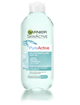 Garnier Pure-Active Solution Micellaire Tout En 1 Pure Active 400ml