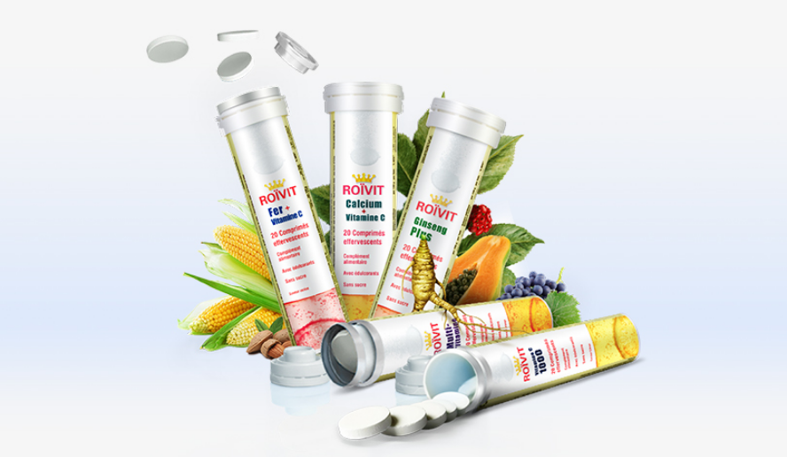 Roivit Vitamine C Calcium Comprimés Effervescents Bt20