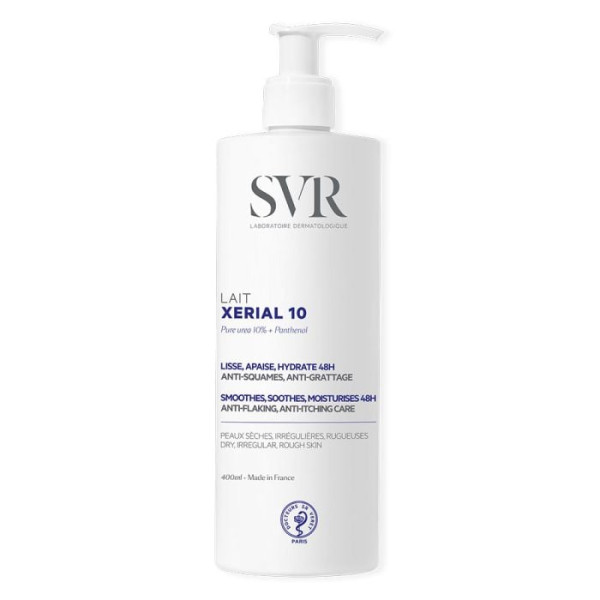 Svr Xerial 10 Lait Anti-Squames Apaisant Hydratant 48h 400ml