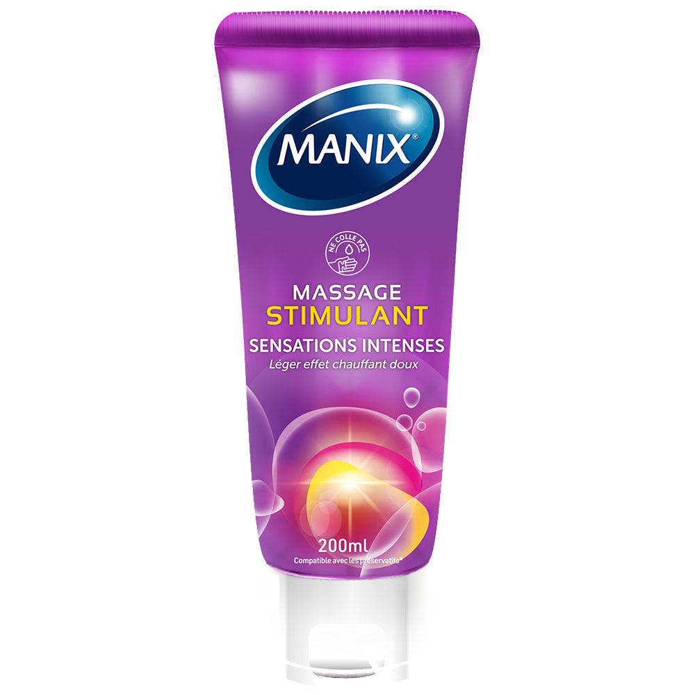 Manix Massage Gel De Massage Stimulant Sensations Intenses 200ml
