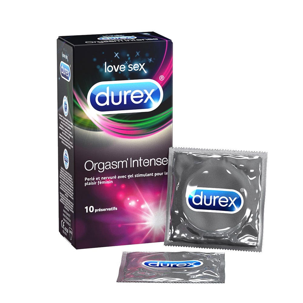 Durex Orgasm'intense Preservatifs X10