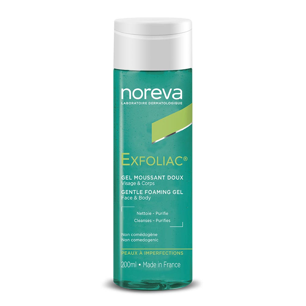 Noreva Exfoliac Gel Moussant Doux - Visage & Corps 200ml