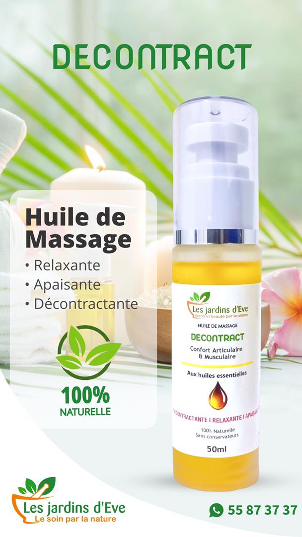 Les Jardins D'Eve Huile de Massage naturelle Decontract 50ml